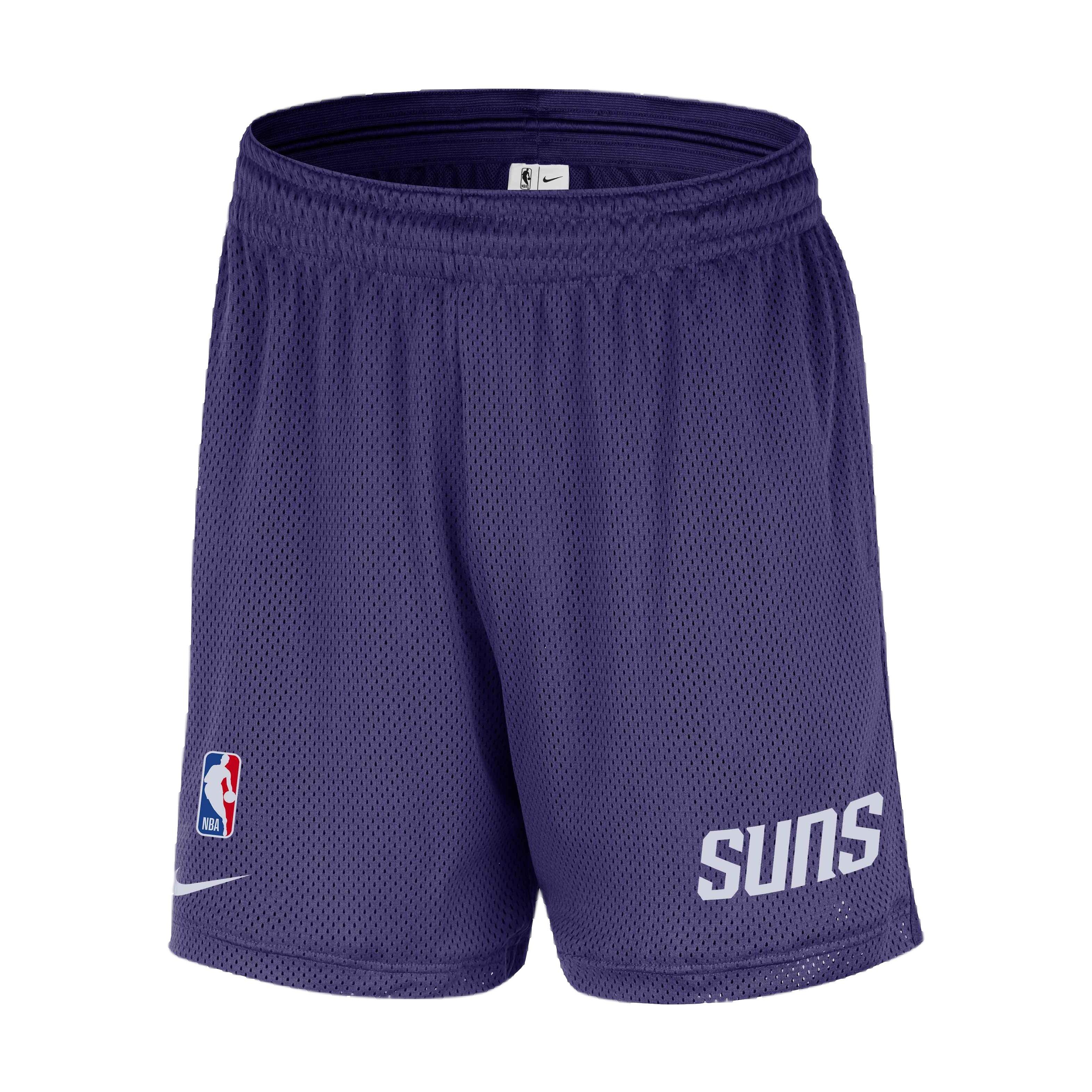 Nike Men's NBA Phoenix Suns Openhole Mesh Shorts - Purple